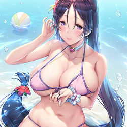 This is a pixiv picture whose title is SUMMER大作戰 (頼光).