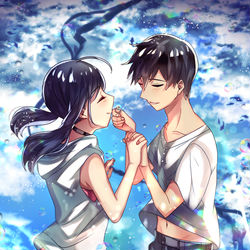 This is a pixiv picture whose title is ほだひな.