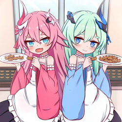 This is a pixiv picture whose title is 雙子.