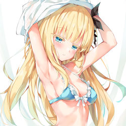 This is a pixiv picture whose title is 水着ぺるちゃん.
