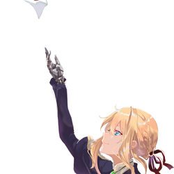 This is a pixiv picture whose title is ヴァイオレット・エヴァーガーデン.