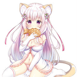 This is a pixiv picture whose title is 獸耳~~.