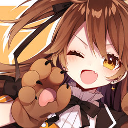 This is a pixiv picture whose title is 獅子神レオナ.