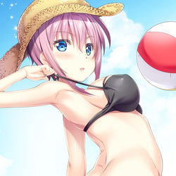 This is a pixiv picture whose title is 水着一花.