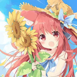 This is a pixiv picture whose title is なつきつね.
