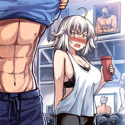 This is a pixiv picture whose title is トレーニング〜！.