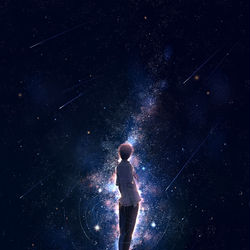 This is a pixiv picture whose title is When The Light Comes.