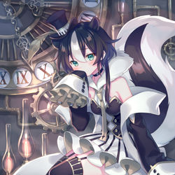 This is a pixiv picture whose title is 何しに来たの？.