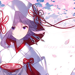 This is a pixiv picture whose title is 八重樱.