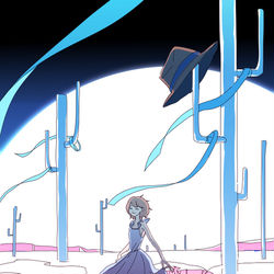 This is a pixiv picture whose title is 時計の針が落ちるまで.