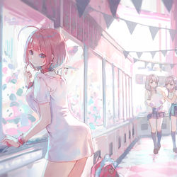 This is a pixiv picture whose title is ゲーセン.