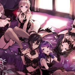 This is a pixiv picture whose title is アンティーカ🖤.