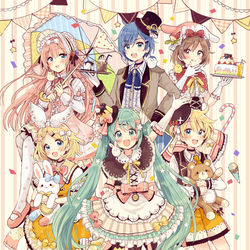 This is a pixiv picture whose title is 初音ミク12th anniversary!!.