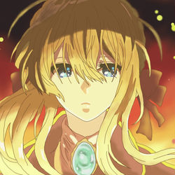 This is a pixiv picture whose title is 紫羅蘭永恆花園 維爾莉特.