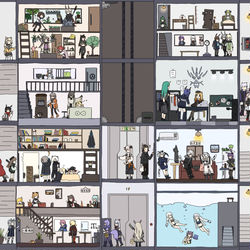 This is a pixiv picture whose title is 罗德岛.