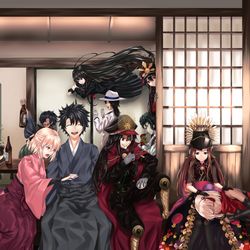 This is a pixiv picture whose title is ぐだぐだ縁側日和.