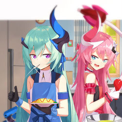 This is a pixiv picture whose title is !.
