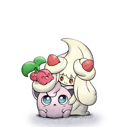 This is a pixiv picture whose title is プリンアラモード.