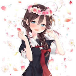 This is a pixiv picture whose title is 花雨.