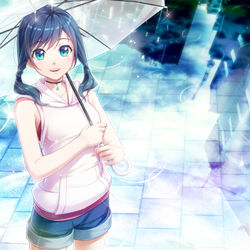 This is a pixiv picture whose title is 【天気の子】天野陽菜_梅雨明け.