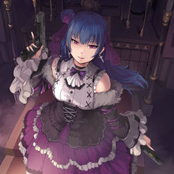 This is a pixiv picture whose title is Avenging Angel.