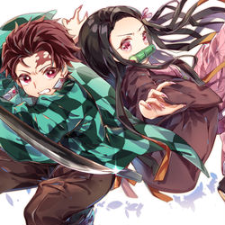 This is a pixiv picture whose title is 兄妹.