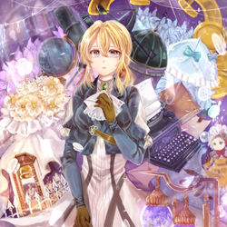 This is a pixiv picture whose title is ヴァイオレット・エヴァーガーデン.