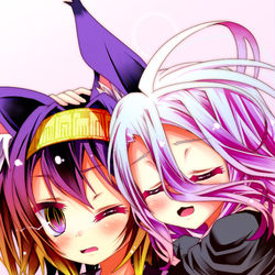 This is a pixiv picture whose title is 撫でモフ.