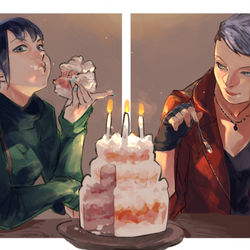This is a pixiv picture whose title is DBD落書きそのいくつか.