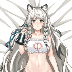 This is a pixiv picture whose title is 初雪等身.