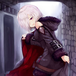 This is a pixiv picture whose title is 路地裏の魔女.