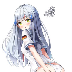 This is a pixiv picture whose title is HK416.