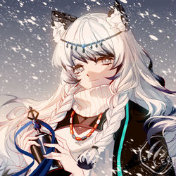 This is a pixiv picture whose title is 初雪.