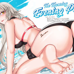 This is a pixiv picture whose title is 水着ジャンヌオルタ.