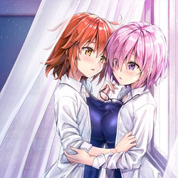 This is a pixiv picture whose title is 秘密の放課後.
