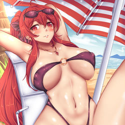 This is a pixiv picture whose title is Summer Elesis.