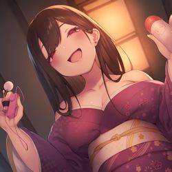 This is a pixiv picture whose title is やりすぎな耳かき屋さん.