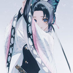 This is a pixiv picture whose title is 蟲柱.