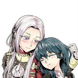 This is a pixiv picture whose title is 에델가르트와 베레스.