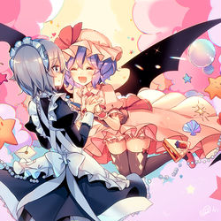 This is a pixiv picture whose title is 夢の中でも咲夜にあいにきちゃった！.