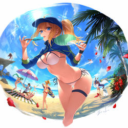 This is a pixiv picture whose title is えんじょいサマーXX.