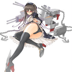 This is a pixiv picture whose title is 転んだついでに紐を見せてくれるロンドン改.