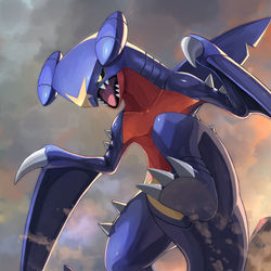 This is a pixiv picture whose title is ガブリアス.