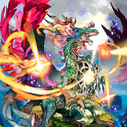 This is a pixiv picture whose title is 碧玉の大閃光アイヴィーウイング.