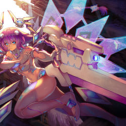 This is a pixiv picture whose title is 2019.パープルハート.