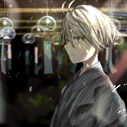 This is a pixiv picture whose title is 夏の音がする。.