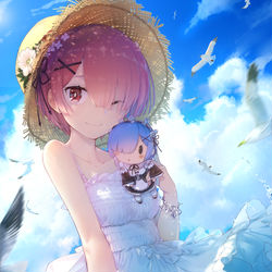 This is a pixiv picture whose title is ラム◇.