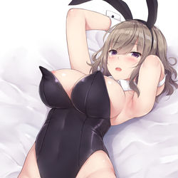This is a pixiv picture whose title is バニーママ.