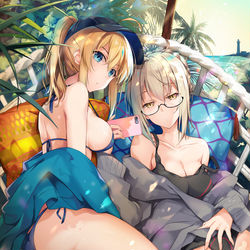 This is a pixiv picture whose title is Summer vacation.