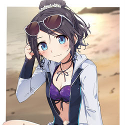 This is a pixiv picture whose title is 水峰.
